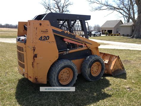 how much does a case 420 skid steer weigh|case 420 backhoe specs.